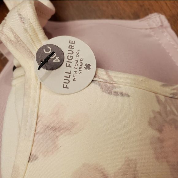 LUCKY BRAND floral soft lightly padded comfort Strap Full Figure 2pk bras 42D - Picture 3 of 7
